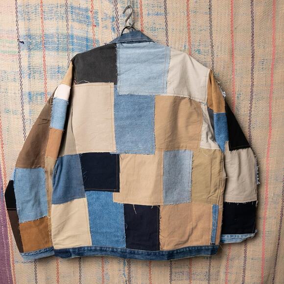 Upcycled patchwork carhartt chore jacket - Picture 2 of 7